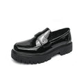 Trendy Designer Style Comfortable Shoes Luxury Brand Low Heeled White Loafers Leather Leisure Fashionable Nightclub Music Shoes