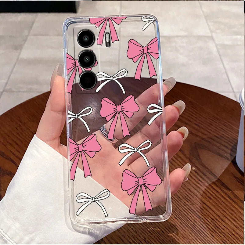 For Itel Power 70 P673L Case Clear Luxury Cute Love Rabbit Funny TPU Soft Silicone Phone Casing For Itel P70 Power70 Back Cover