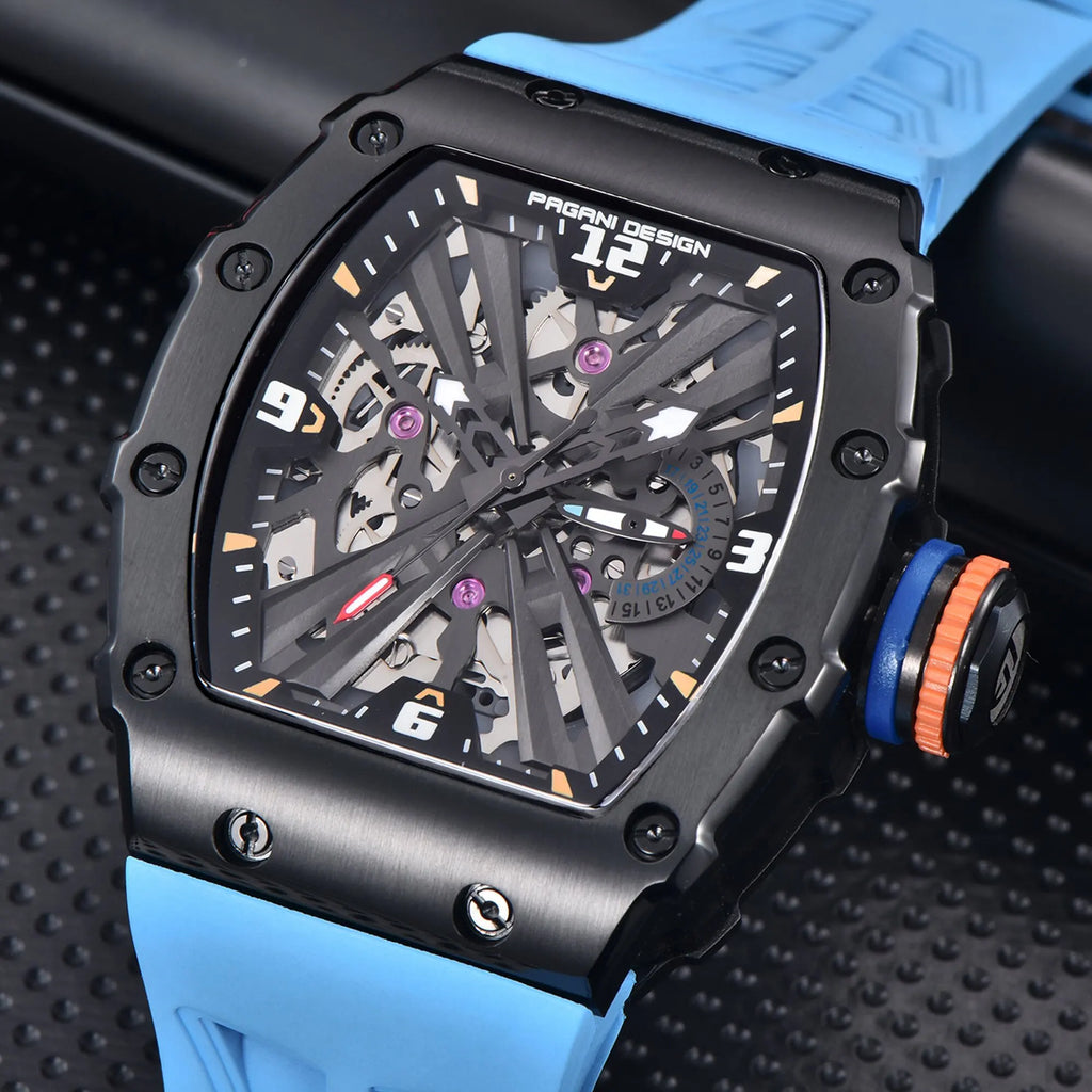 PAGANI DESIGN Men's Quartz Watch 42MM High-End Business Exclusive Texture VH65 Movement Luminous Automatic Date Waterproof Watch