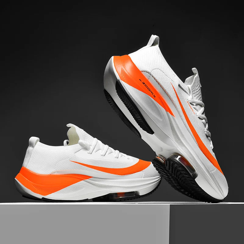 Marathon Air Cushion Men Sports Running Shoes Breathable Lightweight Male Comfortable Athletic Training Sneakers Tennis Shoes