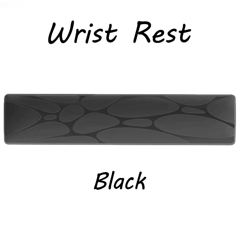 Ergonomic Keyboard Wrist Rest - Soft Cushion for Office & Gaming Non-Slip Base Comfortable Hand Support for Long Typing Sessions