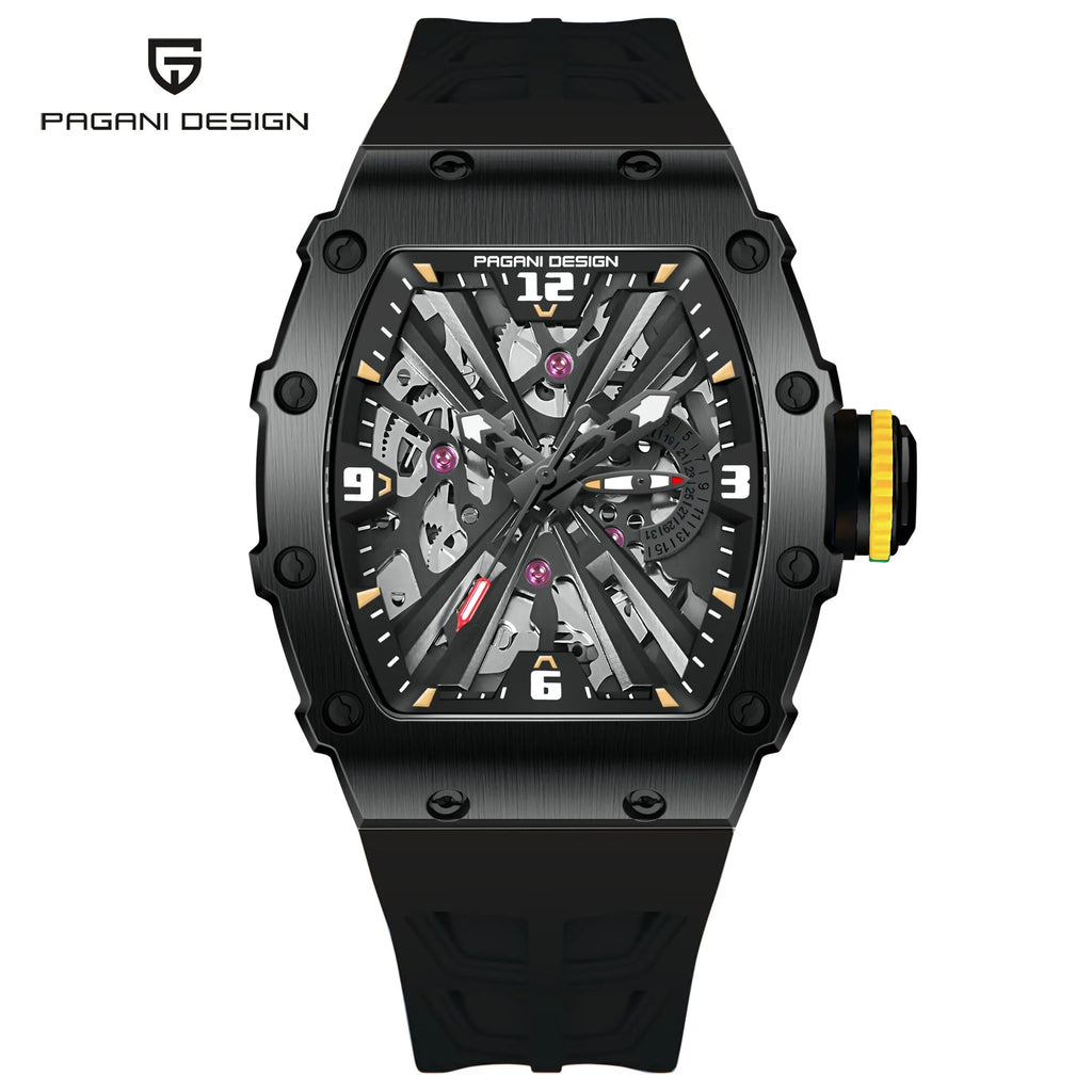 PAGANI DESIGN Men's Quartz Watch 42MM High-End Business Exclusive Texture VH65 Movement Luminous Automatic Date Waterproof Watch