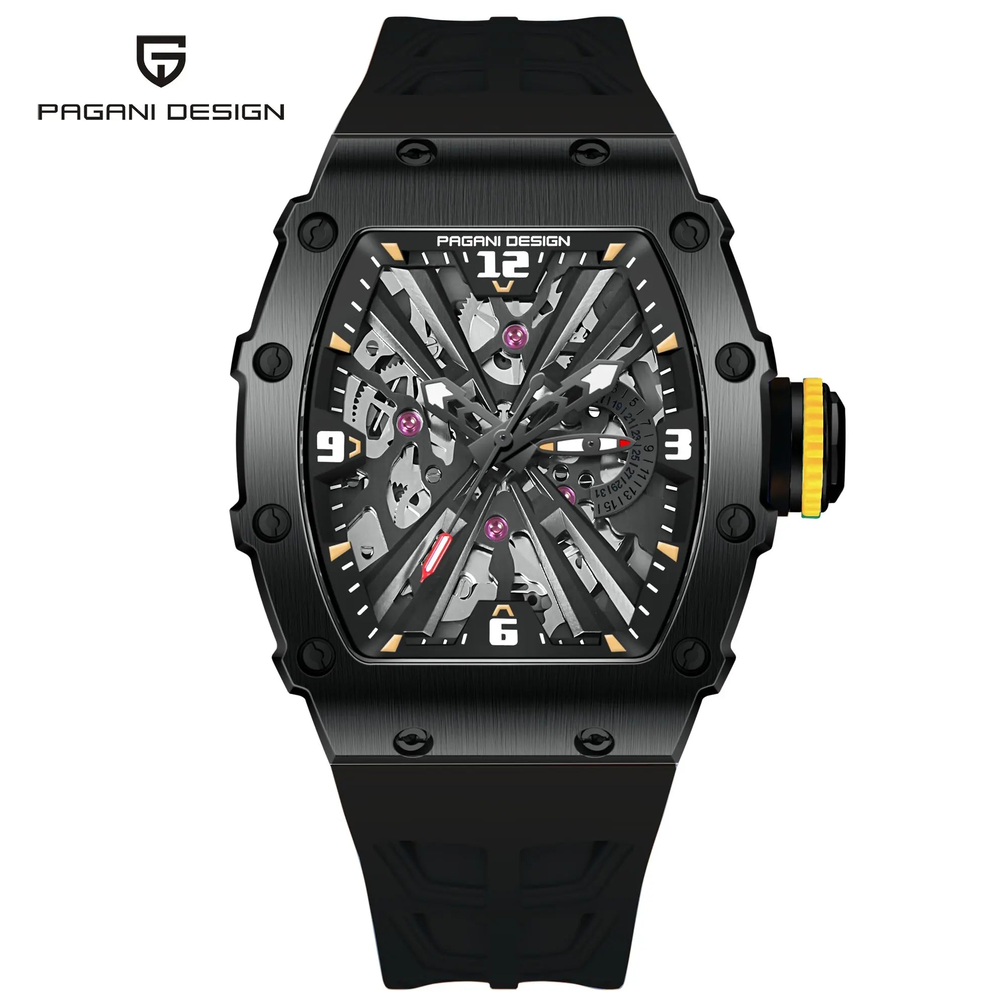 PAGANI DESIGN Men's Quartz Watch 42MM High-End Business Exclusive Texture VH65 Movement Luminous Automatic Date Waterproof Watch