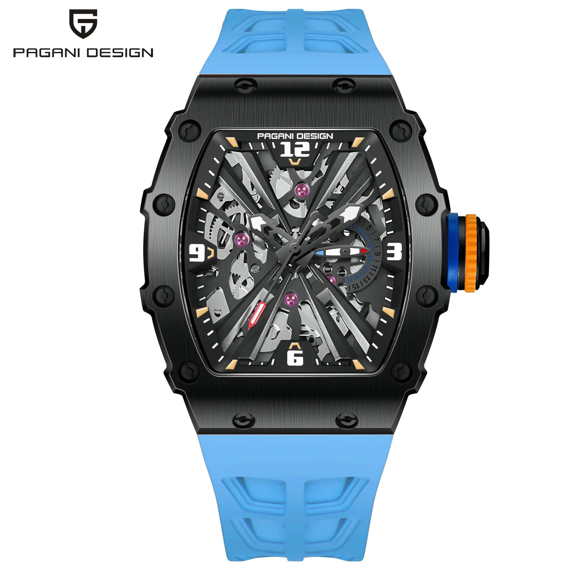 PAGANI DESIGN Men's Quartz Watch 42MM High-End Business Exclusive Texture VH65 Movement Luminous Automatic Date Waterproof Watch