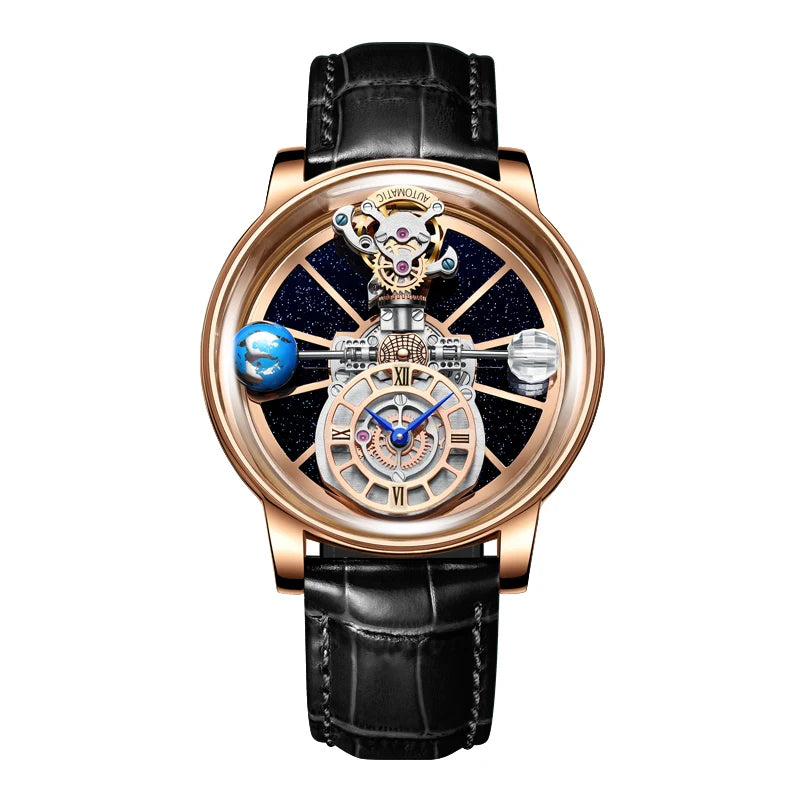 HAEMMER 2025 new top brand luxury fashion casual business quartz watch astronomy waterproof watch Relogio Masculino+Box