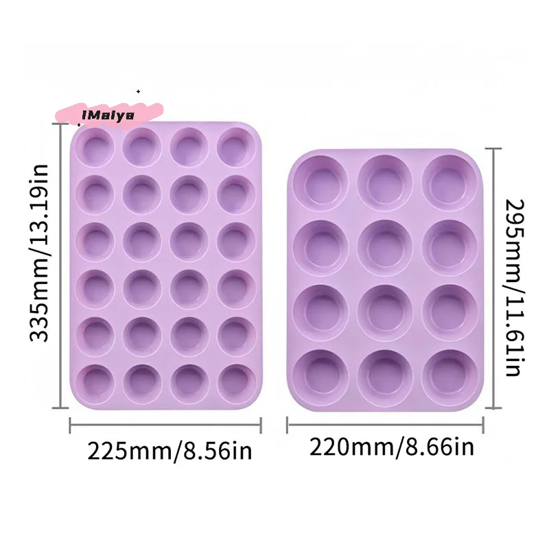 Silicone Baking Mold 12/24 Holes 3D Bakeware round Sphere Chocolate Mold Cupcake Pan DIY Muffin Cake Kitchen Tools