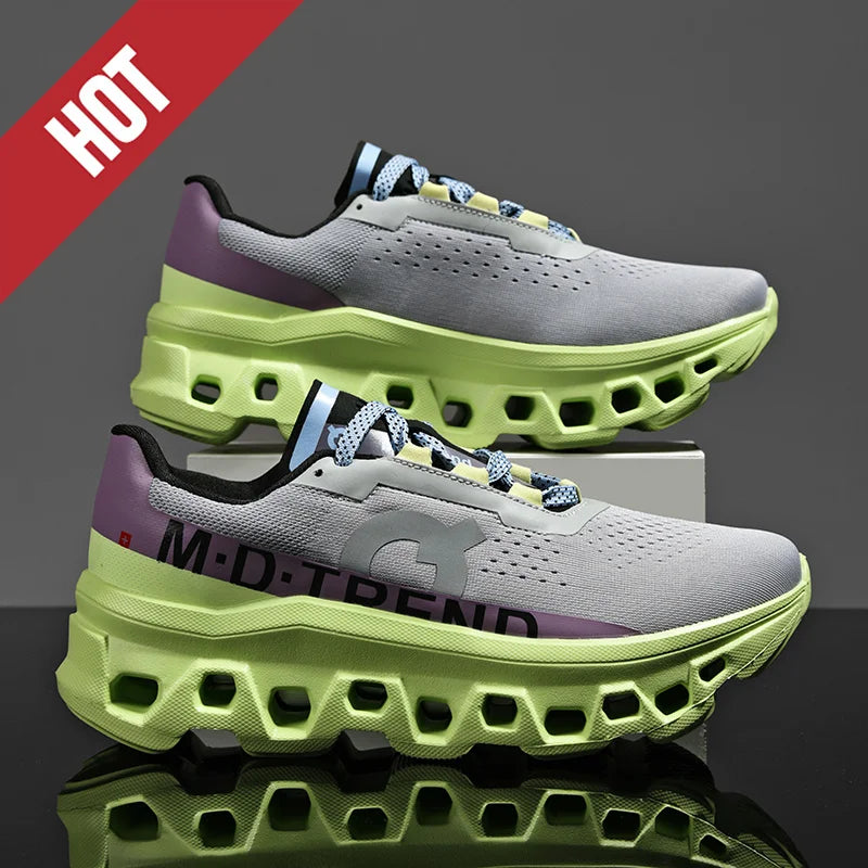 Marathon Men Sports Running Shoes Air Cushion Breathable Lightweight Male Comfortable Athletic Casual Sneakers Hiking Outdoor
