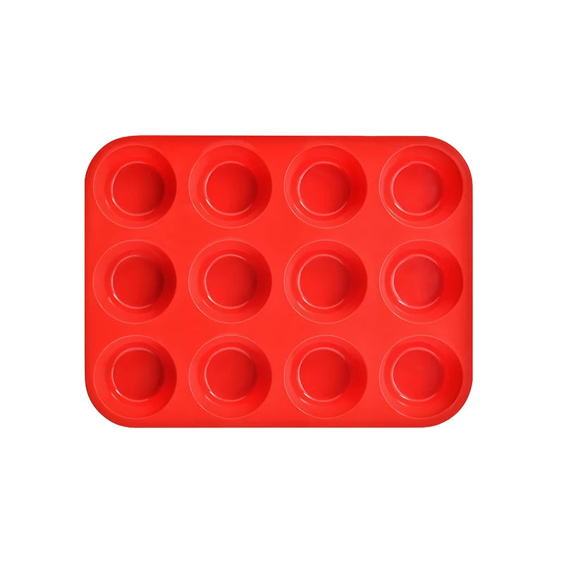 Silicone Baking Mold 12/24 Holes 3D Bakeware round Sphere Chocolate Mold Cupcake Pan DIY Muffin Cake Kitchen Tools