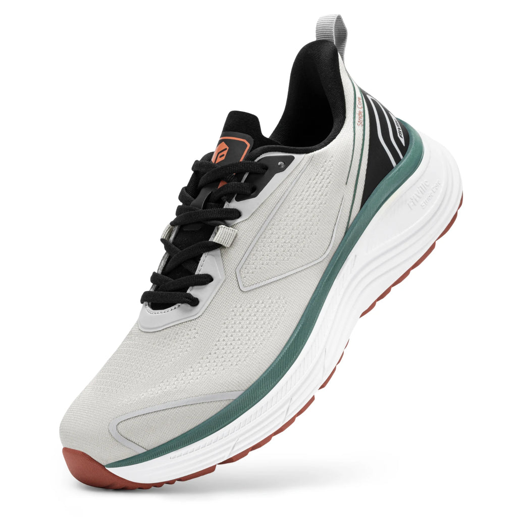 Fitville Walking Shoes For Men Wide Design Sneakers Cushioned Tennis Running Shoe With Arch Support For Plantar Fasciitis Relief