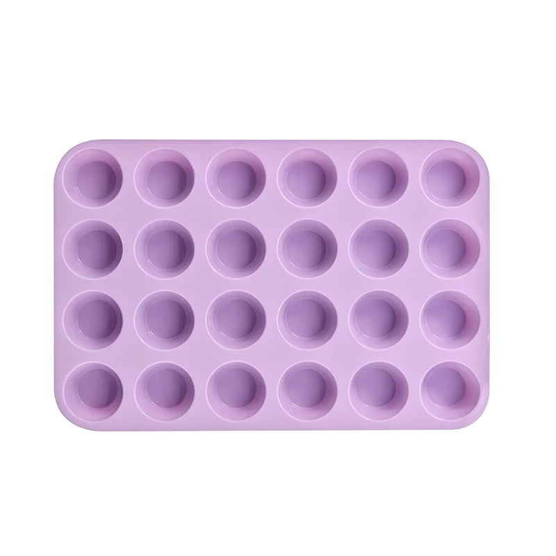 Silicone Baking Mold 12/24 Holes 3D Bakeware round Sphere Chocolate Mold Cupcake Pan DIY Muffin Cake Kitchen Tools