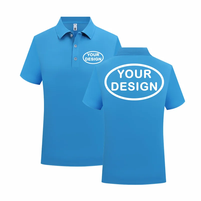 Summer Casual Cheap POLO Shirt Personal Company Logo Customization Embroidery Printing Personalized Design Top