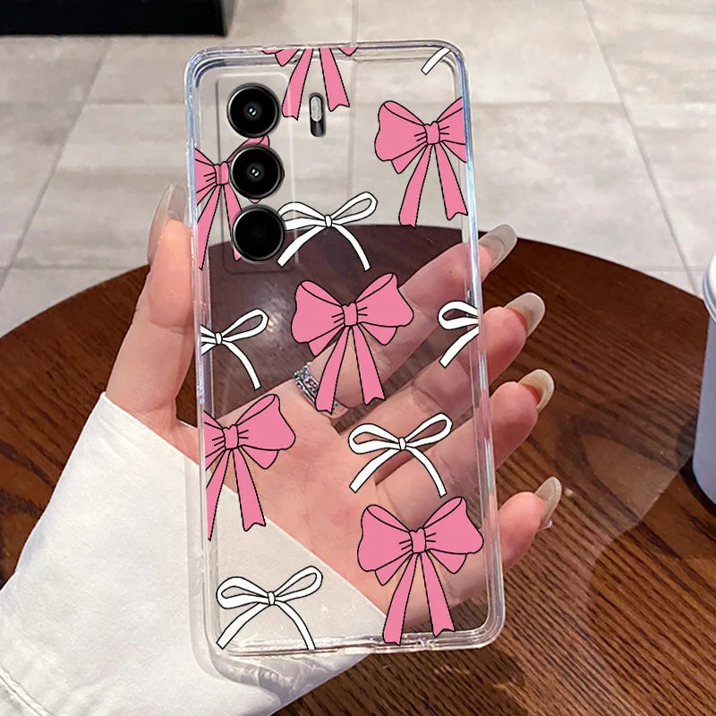 For Itel Power 70 P673L Case Clear Luxury Cute Love Rabbit Funny TPU Soft Silicone Phone Casing For Itel P70 Power70 Back Cover