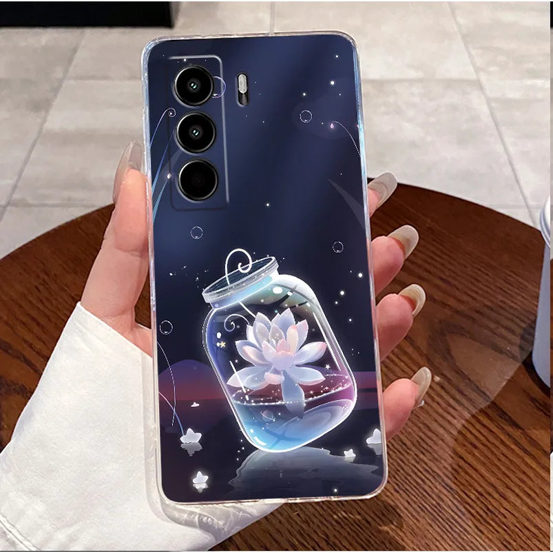 For Itel Power 70 P673L Case Clear Luxury Cute Love Rabbit Funny TPU Soft Silicone Phone Casing For Itel P70 Power70 Back Cover