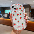 Strawberry Flower Pendant Case For Realme 15 13 14 Pro Plus 12 12X C71 C67 8i 8 C15 C12 C25 C25S C11 11 5G 7 6 5 Pro Phone Cover