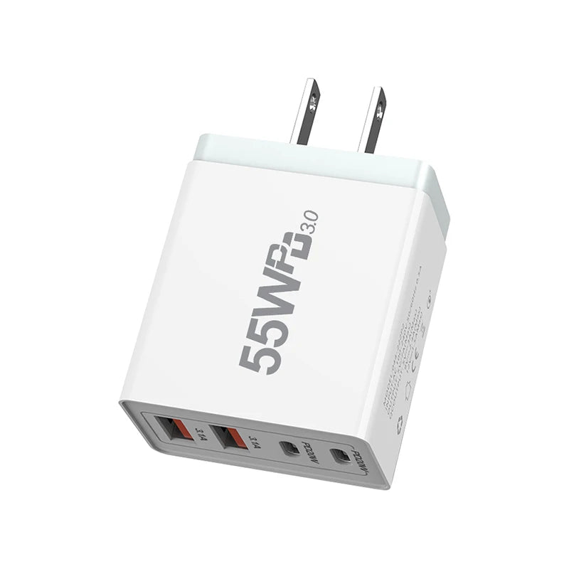 EU/US/UK/AU Plug USB Charger Quick Charge 3.0 For Phone Adapter For iPhone 13 Pro Max Portable Wall Charger Fast Charger type c