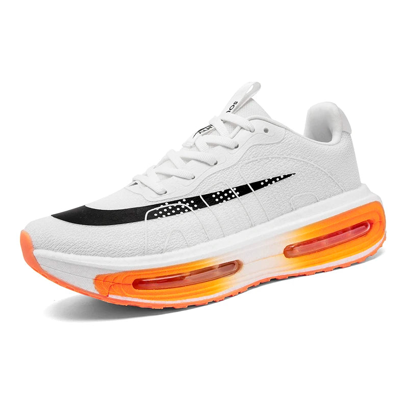 Best Men Cushioned Walking Running Shoes Boys Off Road Sneakers Thick Soles Light Weight Breathable Women's Jogging Tennis Shoes