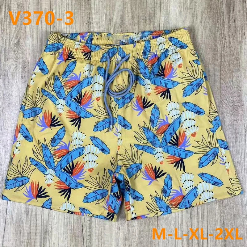 High quality New Summer Men Beach Board Shorts TORTUES HYPNOTIQUES Printed Swimwear Swim Party Bath Surf Bermudas Brand Pants