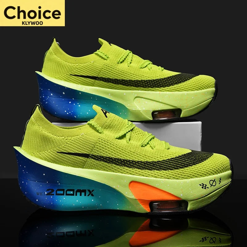 NEW Running Shoes Carbon Board Speciality Marathon Men Sports Breathable Lightweight Womens Comfortable Athletic Brand Sneakers