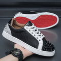 Shoes for Men Designer Punk Rivet Casual Sneakers Trend Men's Sport Vulcanized Shoes Male Sneakers Street Rock Skateboard Shoes