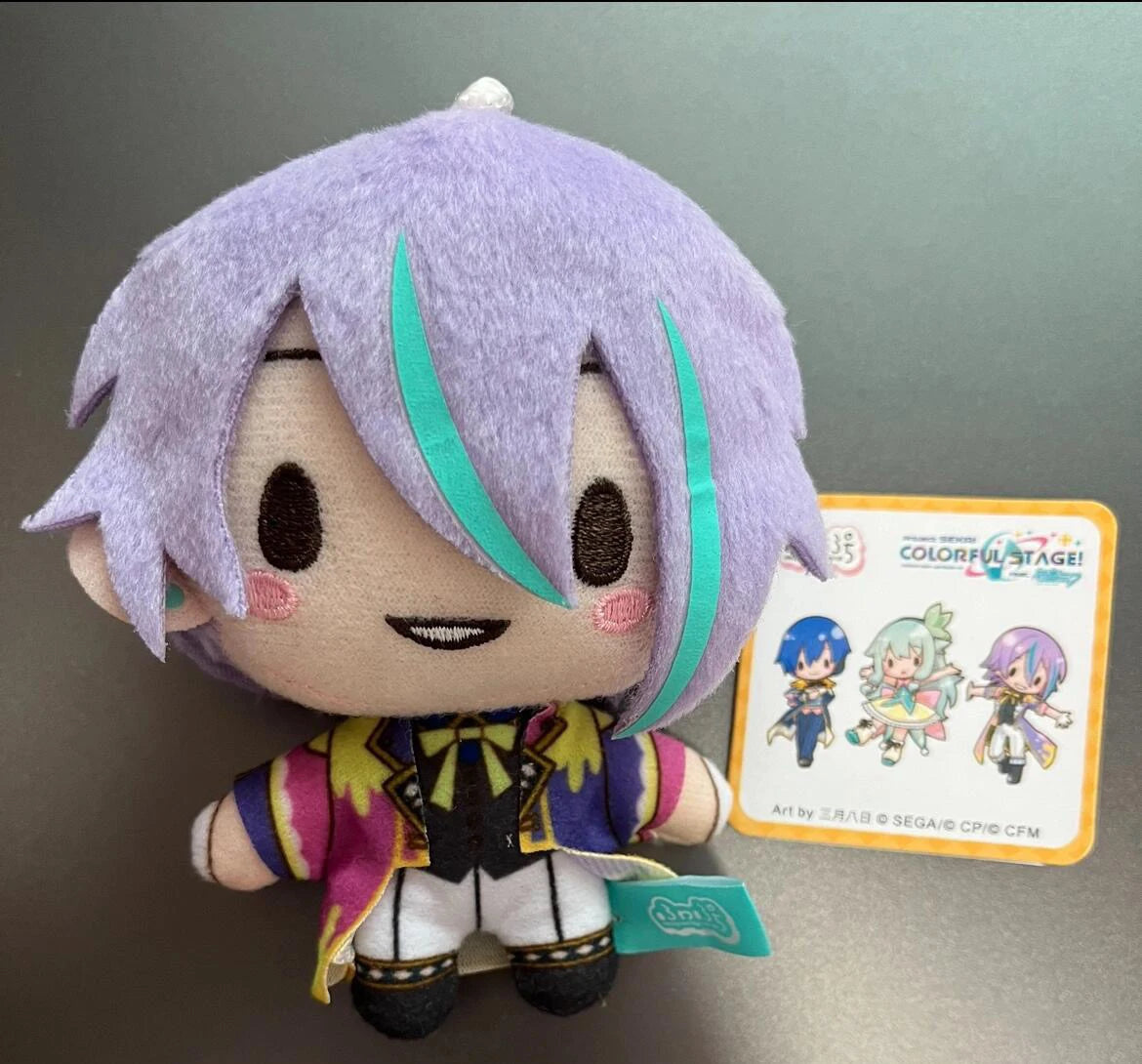 10cm Pjsk Plush Toy Keychain Project Sekai Shinonome Akito Stuffed Plush Doll Aoyagi Toya Pendant Backpack Bag Decor Gift