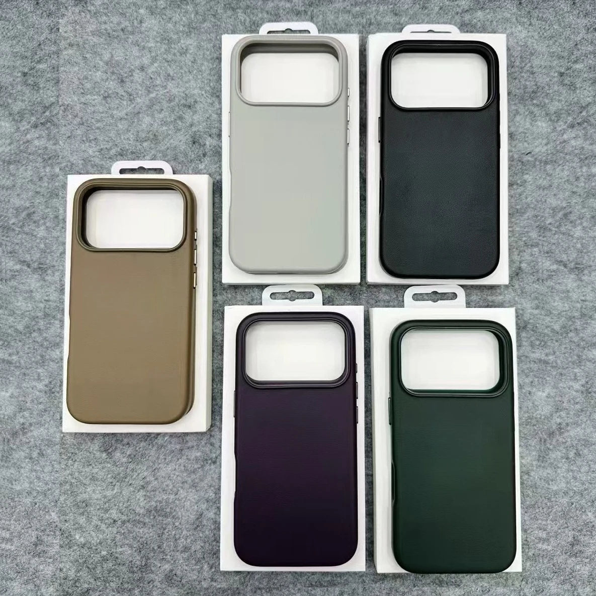 Orginal Animation Case for Magsafe Leather Case for IPhone 17Pro Max 17 Air 16 15 14 13 Pro Max Wireless Charging Magnetic Cover
