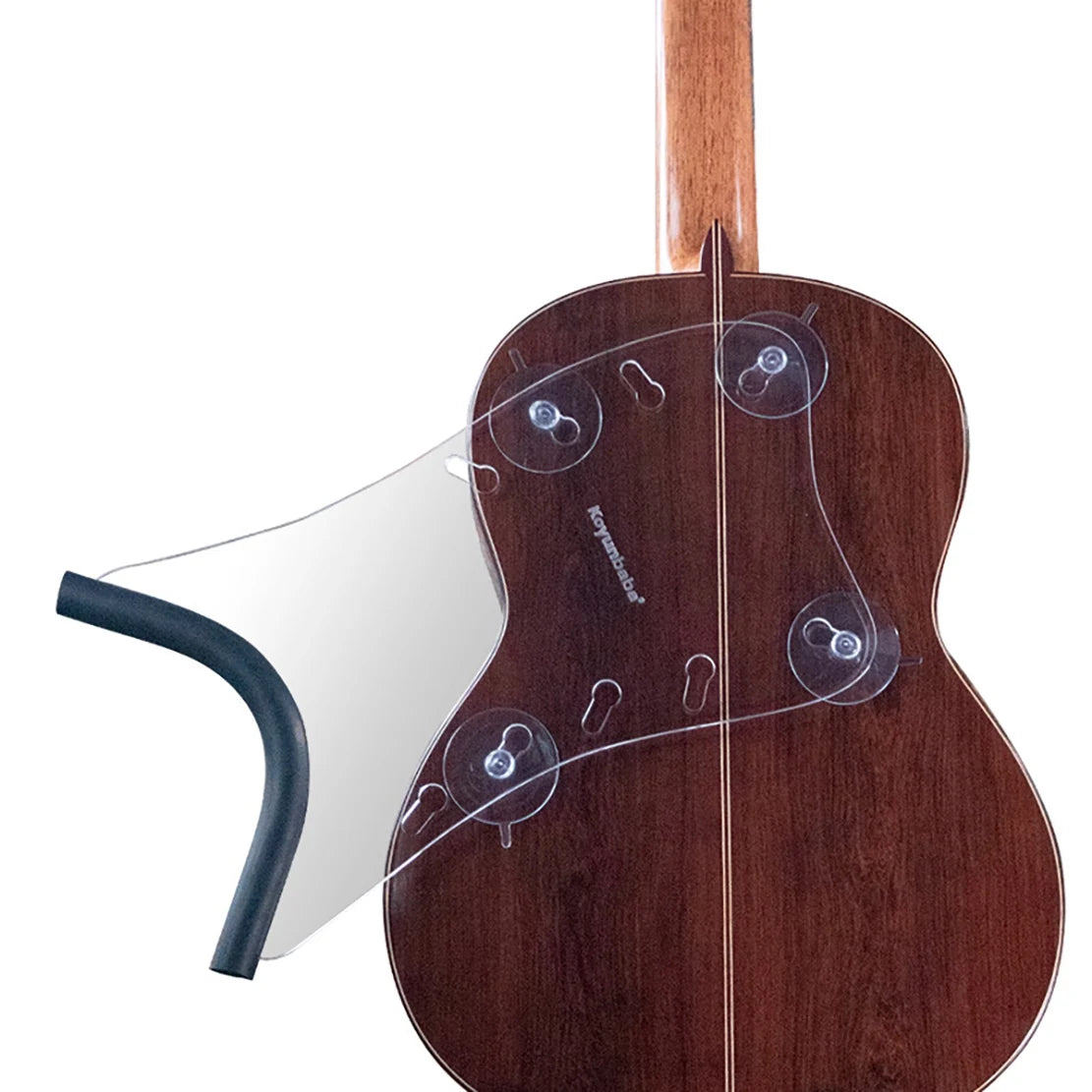 A88M Koyunbaba Guitar Support Back Suction Streamliner Stand for Ukulele/Classical Flamenco Acoustic Guitar Play Left or Right C