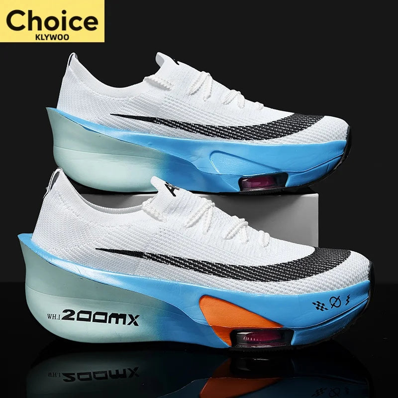 NEW Running Shoes Carbon Board Speciality Marathon Men Sports Breathable Lightweight Womens Comfortable Athletic Brand Sneakers