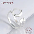 Trendy Bijoux Women BFCLUB  Silver Color  Ring Jewelry for Double"X" Cross Statement Ring Bague anillos Silver Fine Jewelry