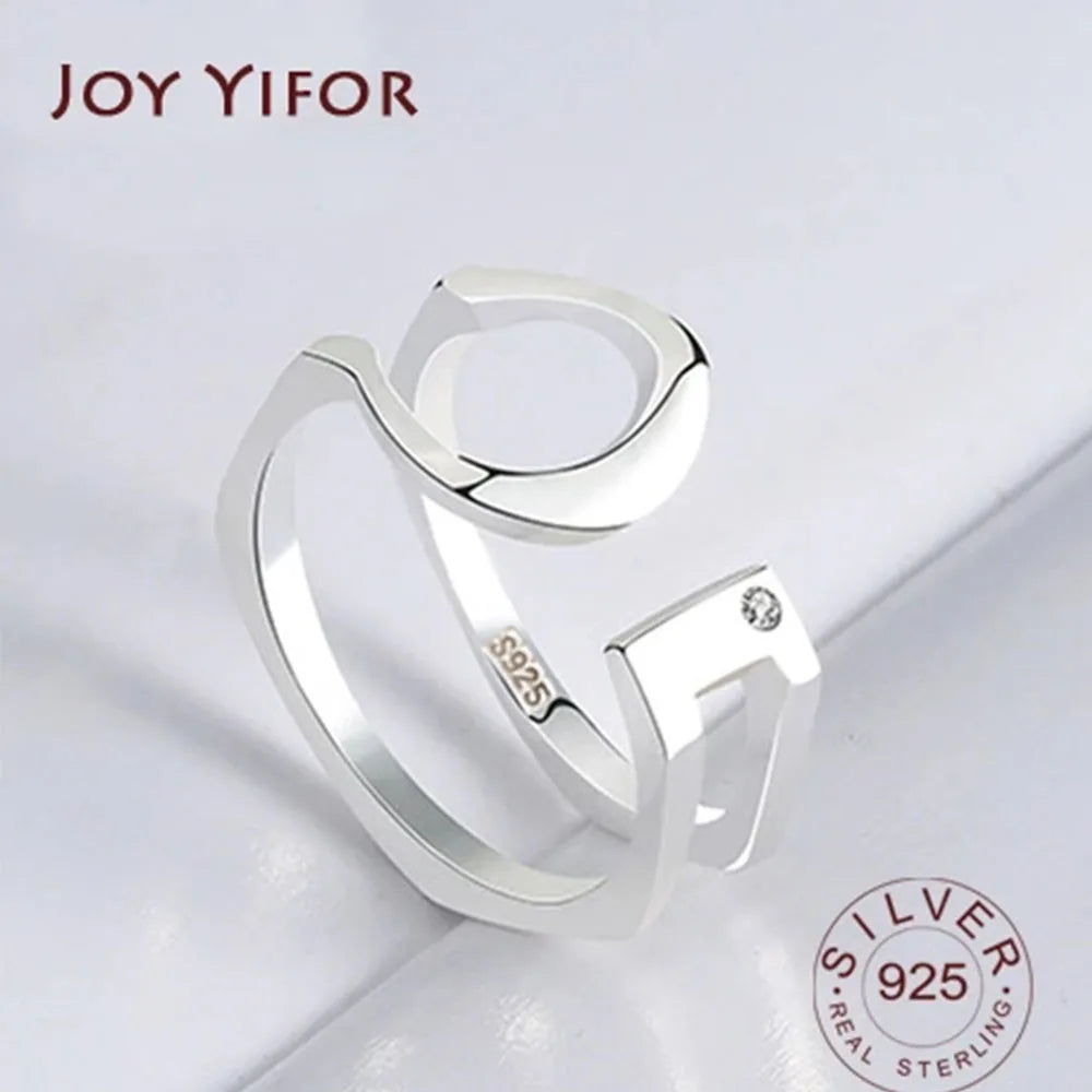 Trendy Bijoux Women BFCLUB  Silver Color  Ring Jewelry for Double"X" Cross Statement Ring Bague anillos Silver Fine Jewelry