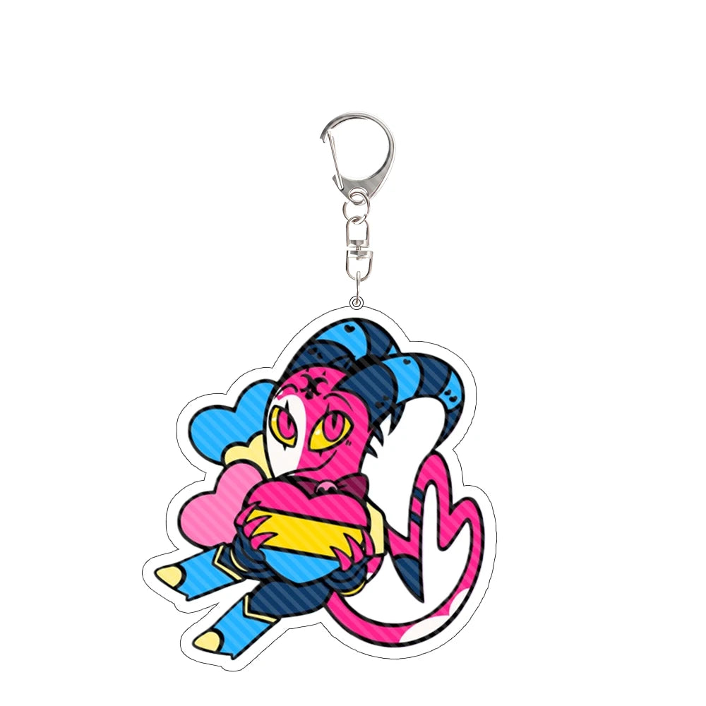 For Charlie Morningstar Vaggie AD Alastor Acrylic Keychain Anime Peripheral Backpack Pendant Festival Gift
