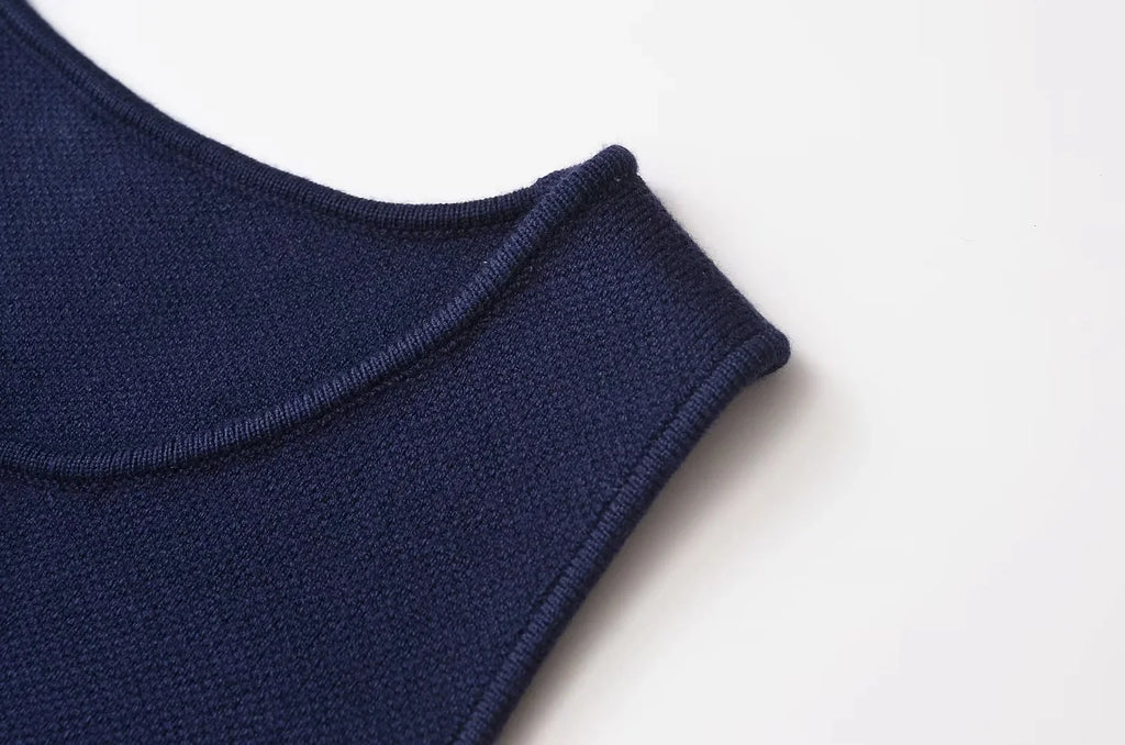 2025 Summer Women's Streetwear Knitted Crop Tops Buttoned Blouses & Strapless Tank Tops for Casual & Party Wear