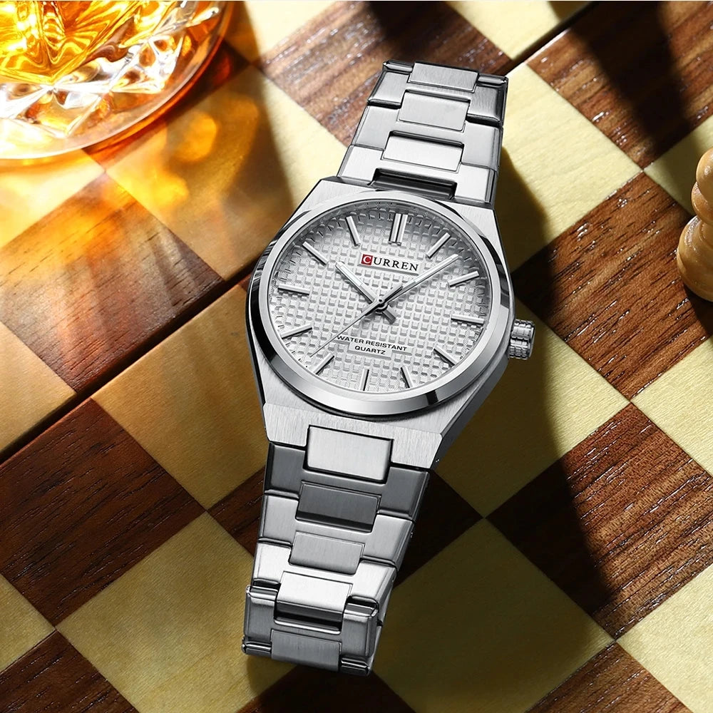 CURREN 8439 Top Brand Men's Watch Luxury Business Waterproof Stainless Steel Military Quartz Men's Watches relógios masculino