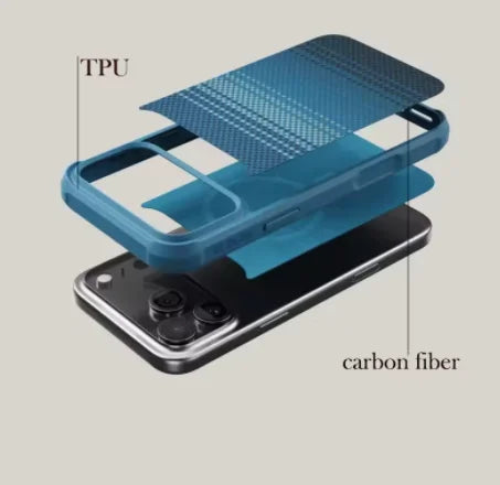 PITAKA Carbon Fiber Shell iPhone 17 Pro Max Kevlar Wireless Charging Rear Cover Shell iPhone 17 Pro Max/17 Pro Anti Drop Version