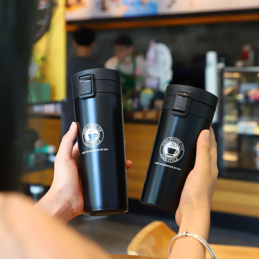 380ML/510ML Stainless Steel Coffee Cup Thermo Bottle Car Thermal Cup Outdoor Sports Vacuum Flask Keeps Cold and Heat Thermal Mug