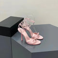 Sexy Fashion  Slingbacks Dress Party Stilettos High Heel  Shoes for Women   Summer Trend High Heels Fashion Square