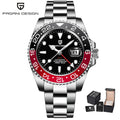 PAGANI DESIGN 2026 40MM Luxury Men GMT Automatic Machinery Watch Ceramic Bezel Jubilee Strap Sapphire Waterproof Watches for men
