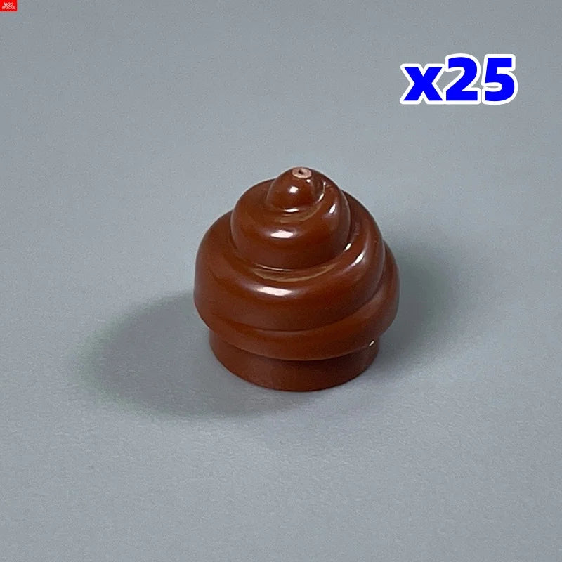 MOC Bricks Sugar Ice Cream Sweet Italian Food Dessert City Street Educational DIY Building Blocks Children's Toys Plastic Dolls