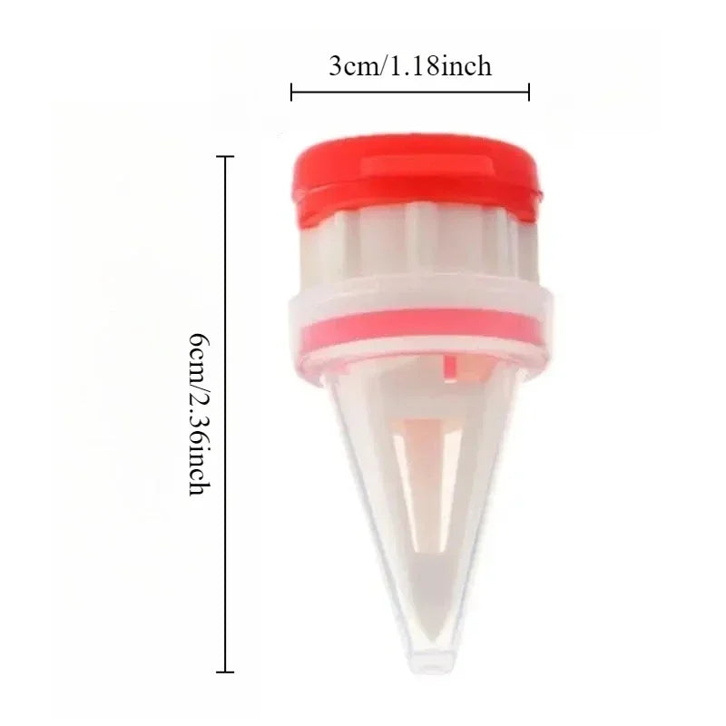 2pcs Milk beverage bottle dispenser with lid and anti spill sealing Boxed beverage drainage device Milk carton extension spout