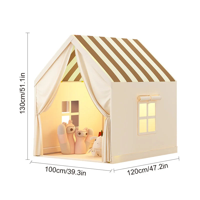Children's Play Tent Toy Princess Castle Tent Portable Folding Playhouse Tents Christmas Birthday Gift for Girls Boys