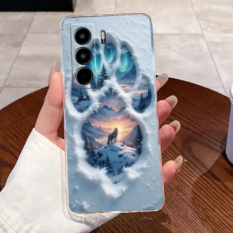 For Itel Power 70 P673L Case Clear Luxury Cute Love Rabbit Funny TPU Soft Silicone Phone Casing For Itel P70 Power70 Back Cover