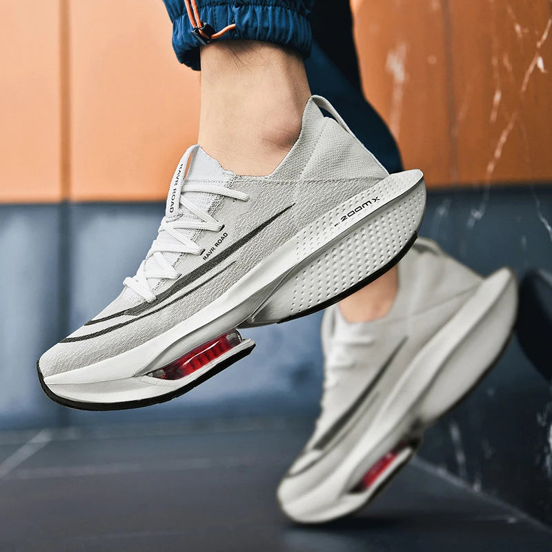Marathon Air Cushion Men Sports Running Shoes Breathable Lightweight Male Comfortable Athletic Training Sneakers Tennis Shoes