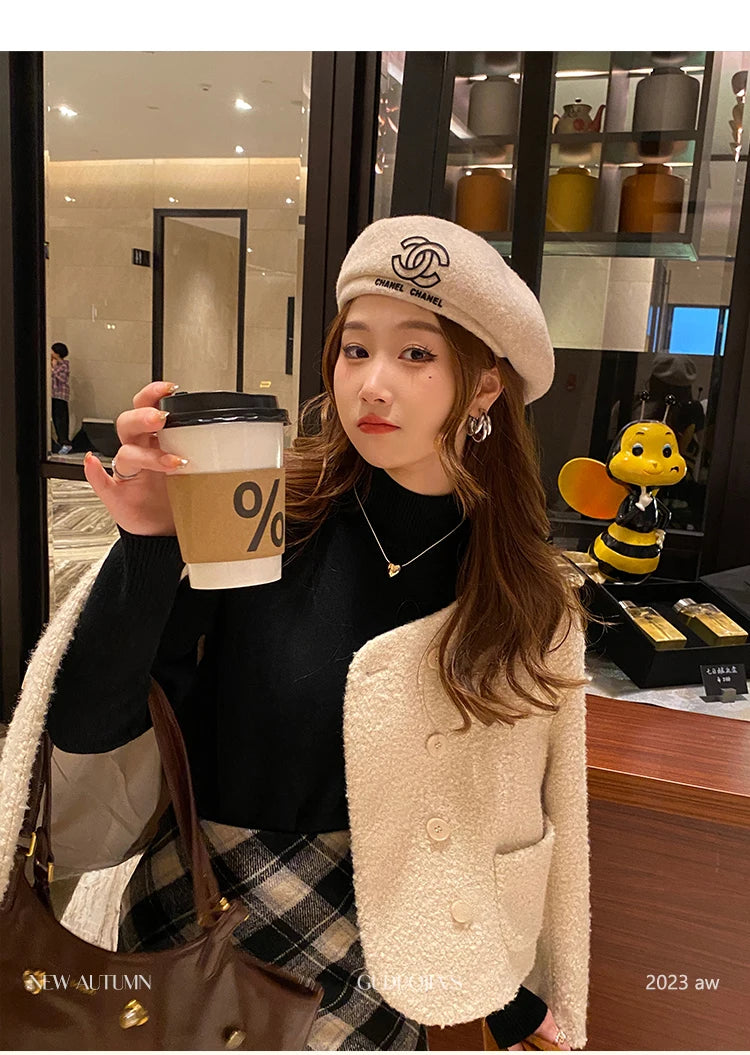 Women's Turtleneck Sweater Winter 2026 Retro with Velvet Lining Thickened Inner Wear Thermal Knitting Bottoming Shirt Pullovers