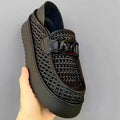 Men Summer Luxury Business Oxford Loafers Leather Soft Man Casual Slip-on Cutout Footwear Tenis Masculino Shoes for Men Zapatos