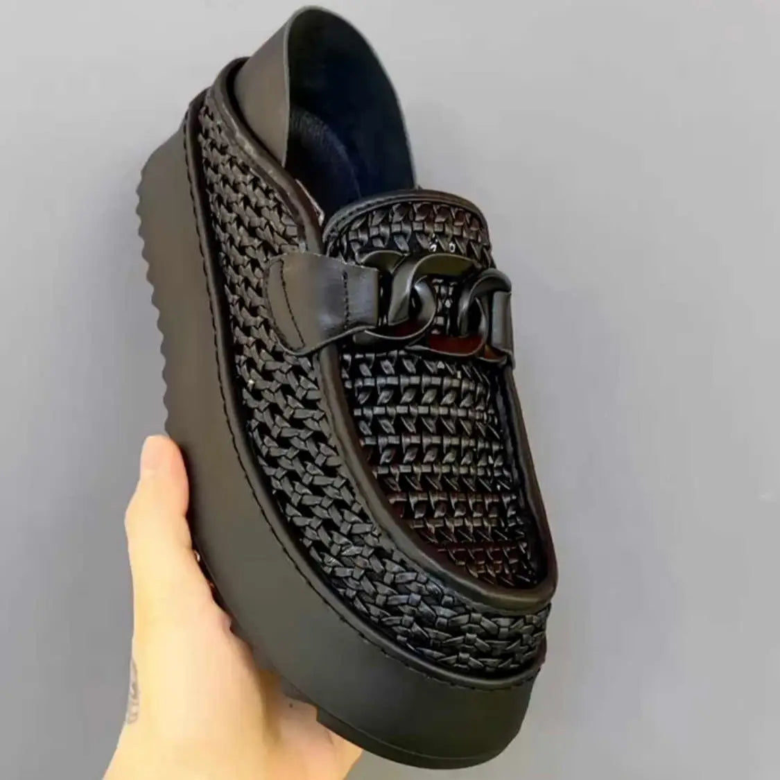 Men Summer Luxury Business Oxford Loafers Leather Soft Man Casual Slip-on Cutout Footwear Tenis Masculino Shoes for Men Zapatos