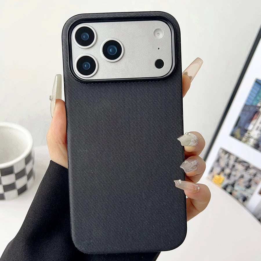 Tech Woven Magnetic Adsorption Phone Case for Iphone 17 Air 16 15 14 13 Pro Max TechWoven for Magsafe Wireless Charge Cover