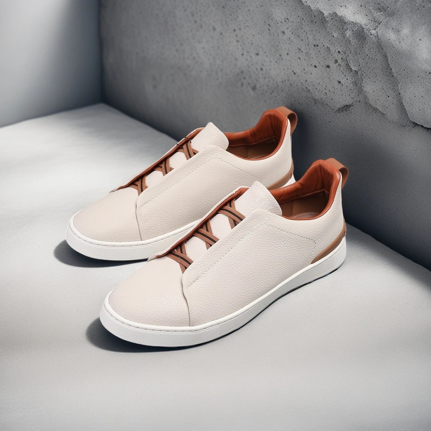 Luxury Brand Men's Shoes Handmade Casual Sneakers Business Slip-on Shoes Anti-slip Breathable Sports Shoes Loafers Holiday Gifts