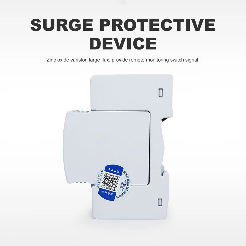 AC SPD 2P 275V 20KA 40KA Solar PV Surge Protector Din Rail Mounting Protective Low-voltage Arrester Device for House