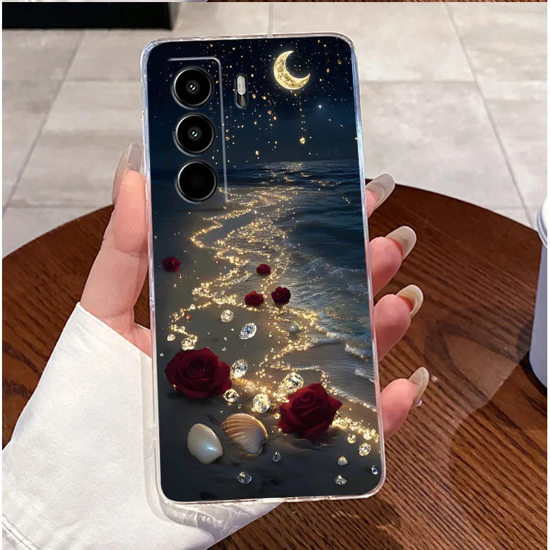 For Itel Power 70 P673L Case Clear Luxury Cute Love Rabbit Funny TPU Soft Silicone Phone Casing For Itel P70 Power70 Back Cover