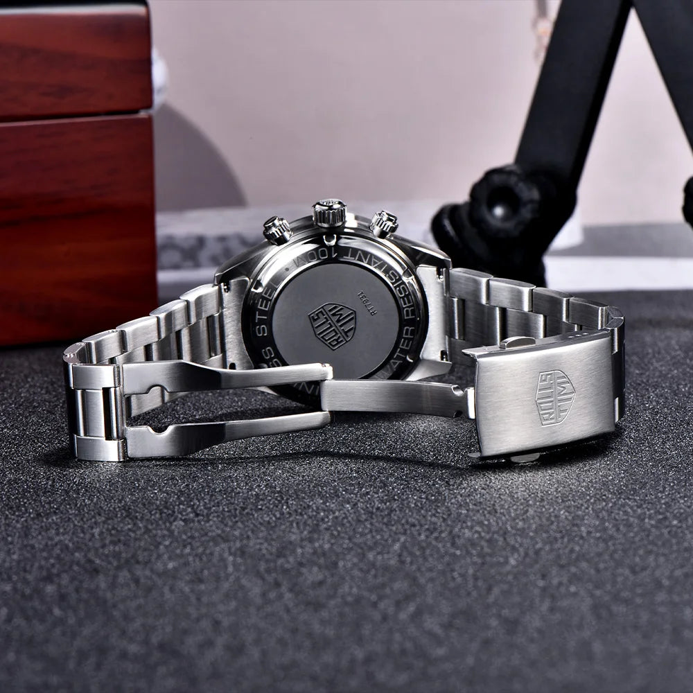 2026new men's watch RollsTimi luxury Quartz VK63 Movt Chronograph men's top AR Sapphire diving limited edition men's watch reloj