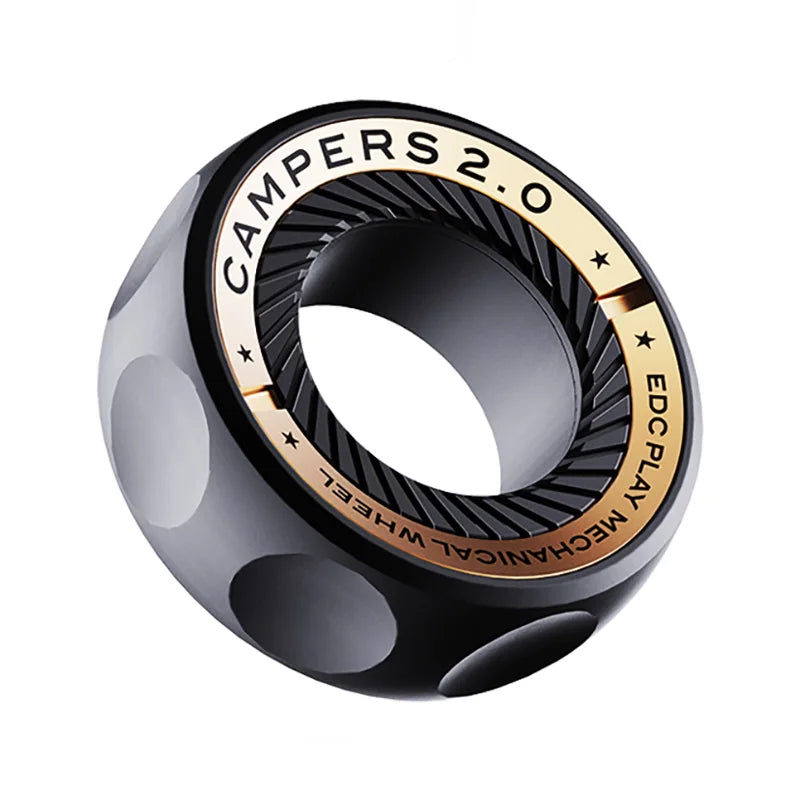 Magnetic Ring for Stress Relief Anti-Anxiety Fidget Toy Spinner Ring for Adults Cool Gadgets for Men Women, Birthday Gift Idea
